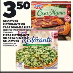 Independent City Market DR OETKER RISTORANTE OR CASA DI MAMA PIZZA, 320-410 G offer