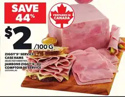 Independent City Market ZIGGY'S SERVICE CASE HAMS offer