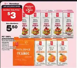 Independent City Market PC 100% JUICE BOXES, 10X200 ML offer
