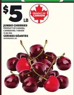 Independent City Market JUMBO CHERRIES offer