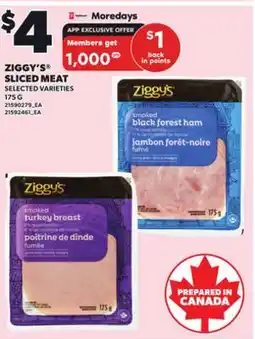 Independent City Market ZIGGY'S SLICED MEAT, 175 G offer