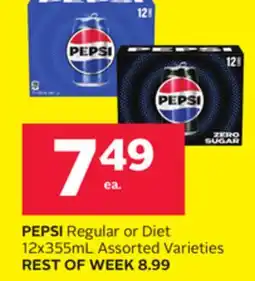 Rexall PEPSI Regular or Diet offer