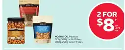 Rexall NOSH & CO. Peanuts 525g-550g or Nut Mixes 200g-250g offer