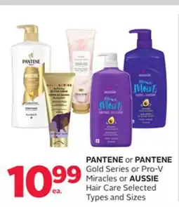 Rexall PANTENE or PANTENE Gold Series or Pro-V Miracles or AUSSIE Hair Care offer