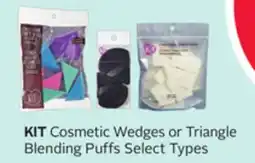 Rexall KIT Cosmetic Wedges or Triangle Blending Puffs offer