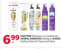 Rexall PANTENE Shampoo or Conditioner, HERBAL ESSENCES Styling or AUSSIE Styling offer