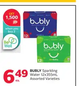 Rexall BUBLY Sparkling Water offer
