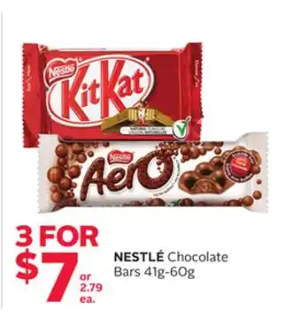 Rexall NESTLÉ Chocolate Bars offer