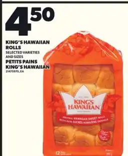 Independent City Market KING'S HAWAIIAN ROLLS offer