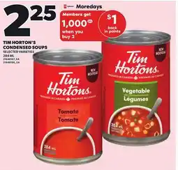 Independent City Market TIM HORTON'S CONDENSED SOUPS, 284 ML offer