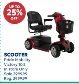 Wellwise by Shoppers SCOOTER Pride Mobility Victory 10.2 offer