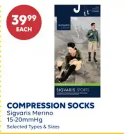 Wellwise by Shoppers COMPRESSION SOCKS Sigvaris Merino offer