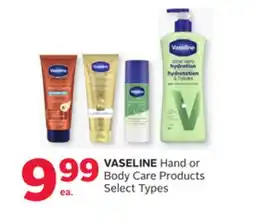 Rexall VASELINE Hand or Body Care Products offer