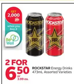 Rexall ROCKSTAR Energy Drinks offer