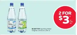 Rexall BE BETTER Sparkling Water offer