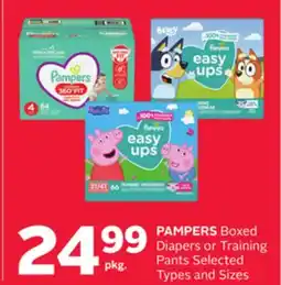 Rexall PAMPERS Boxed Diapers or Training Pants offer