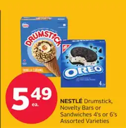 Rexall NESTLÉ Drumstick, Novelty Bars or Sandwiches offer