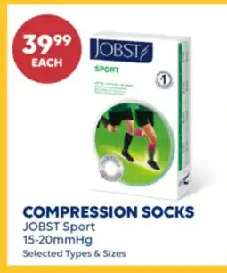 Wellwise by Shoppers JOBST Sport COMPRESSION SOCKS offer