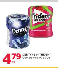 Rexall DENTYNE or TRIDENT Gum Bottles offer