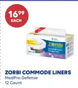 Wellwise by Shoppers ZORBI COMMODE LINERS MedPro Defense offer