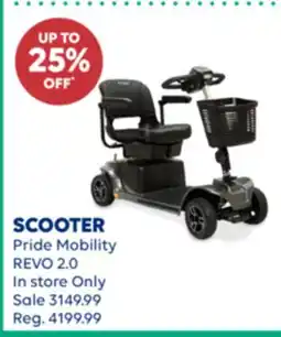 Wellwise by Shoppers SCOOTER Pride Mobility offer