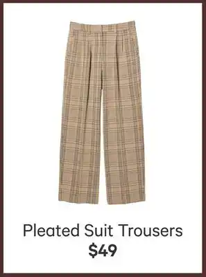 Joe Fresh Pleated Suit Trousers offer