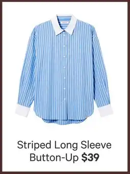 Joe Fresh Striped Long Sleeve Button-Up offer