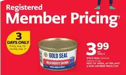 Rexall GOLD SEAL Sockeye Salmon offer