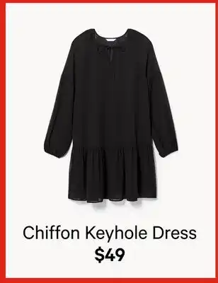 Joe Fresh Chiffon Keyhole Dress offer