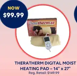Wellwise by Shoppers THERATHERM DIGITAL MOIST HEATING PAD – 14 x 27 offer