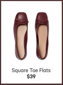 Joe Fresh Square Toe Flat offer
