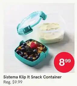 Kitchen Stuff Plus Sistema Klip It Snack Container offer