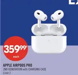 Shoppers Drug Mart APPLE AIRPODS PRO 2ND GENERATION with CHARGING CASE offer