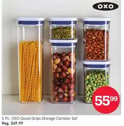 Kitchen Stuff Plus 5 Pc. OXO Good Grips Storage Canister Set offer