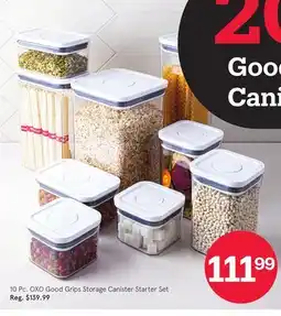Kitchen Stuff Plus 10 Pc. OXO Good Grips Storage Canister Starter Set offer