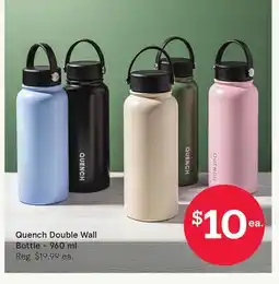 Kitchen Stuff Plus Quench Double Wall Bottle-960 ml offer