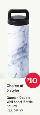 Kitchen Stuff Plus Quench Double Wall Sport Bottle 530 ml offer