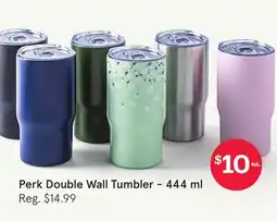 Kitchen Stuff Plus Perk Double Wall Tumbler offer