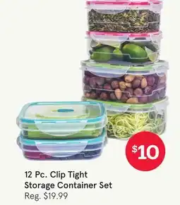 Kitchen Stuff Plus 12 Pc. Clip Tight Storage Container Set offer