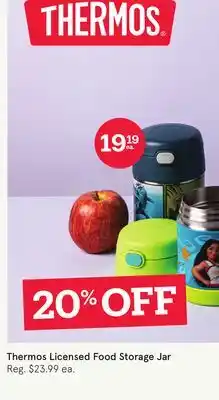 Kitchen Stuff Plus Thermos Licensed Food Storage Jar offer