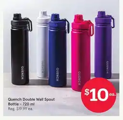 Kitchen Stuff Plus Quench Double Wall Spout Bottle - 720 ml offer