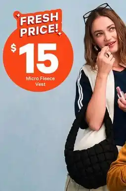 Joe Fresh Micro Fleece Vest offer