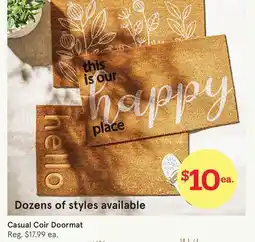 Kitchen Stuff Plus Casual Coir Doormat offer