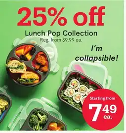 Kitchen Stuff Plus Lunch Pop Collection offer