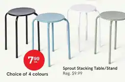 Kitchen Stuff Plus Sprout Stacking Table/Stand offer