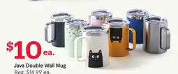 Kitchen Stuff Plus Java Double Wall Mug offer