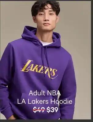 Joe Fresh Adult NBA LA Lakers Hoodie offer