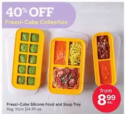 Kitchen Stuff Plus Freezi-Cube Silicone Food and Soup Tray offer