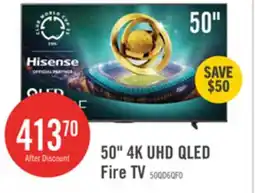 The Brick Hisense 50 QD6QF 4K UHD QLED Fire TV offer