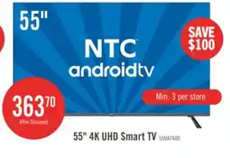The Brick NTC 55 UHD Smart Android TV offer